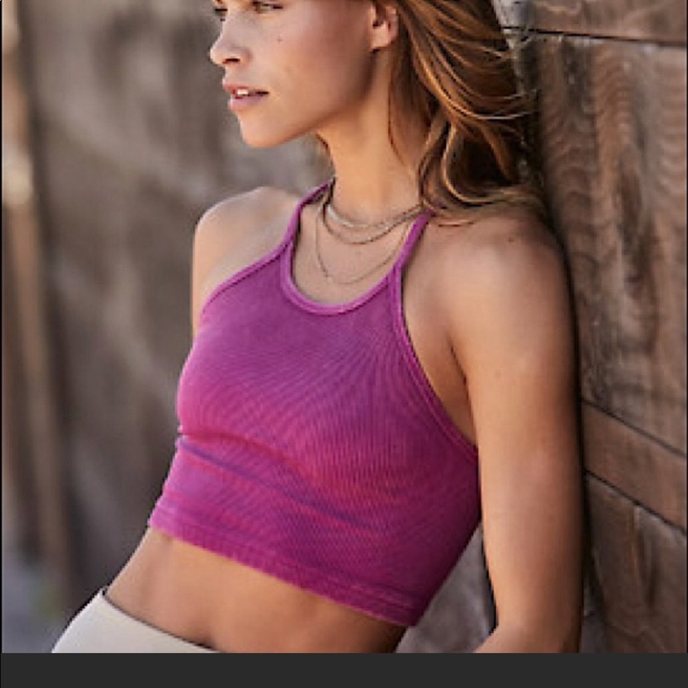 FP Movement Happiness Runs Crop in magenta - Size XS/S